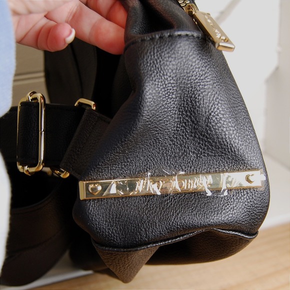 Betsey Johnson Mini Backpack purse Quilted‎ Vegan Leather NWOT Bow Heart charm